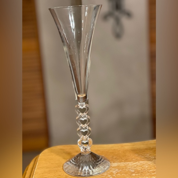 Cristal d'Arques Flûte Cœur Heart Flute (Flauta Corazon) - Picture 4 of 6